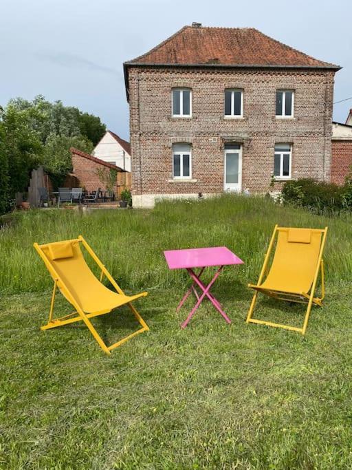 Ancienne Mairie - Gite De Charme A La Campagne Ligny-sur-Canche エクステリア 写真